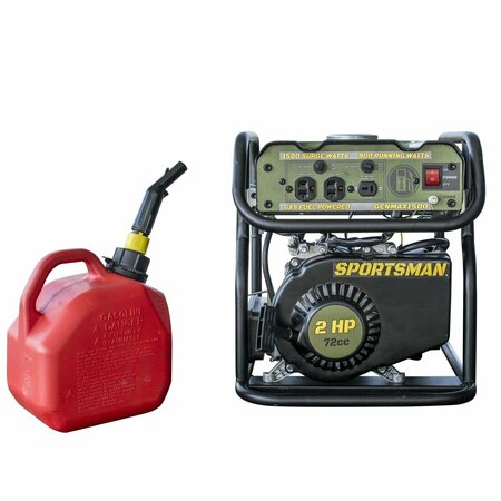 STRIKE3 1500 watt Surge Portable Gasoline Generator ST1692618